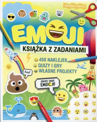 Okładka książki EMOJI Książka z zadaniami