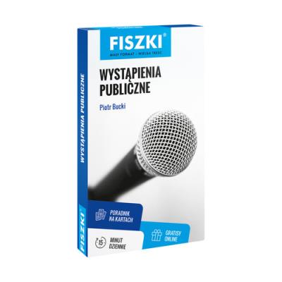 Okładka książki Fiszki Wystąpienia publiczne
