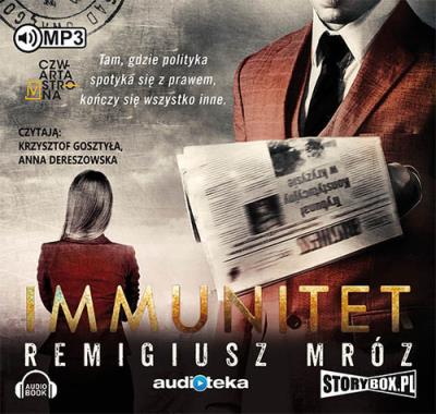 Immunitet - Audiobook. Autor: Remigiusz Mróz. SmakLiter.pl Okładka książki Immunitet - Audiobook