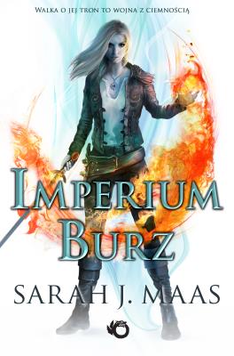 Imperium burz. Autor: Sarah J. Maas. SmakLiter.pl Okładka książki Imperium burz