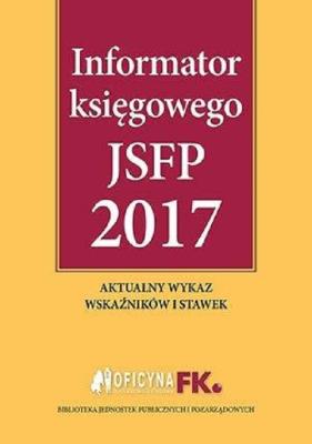 Okładka książki Informator księgowego jsfp 2017