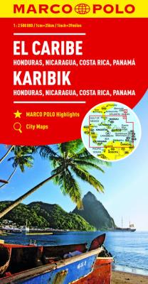 Karaiby Honduras Nikaragua Costa Rica Panama. Autor: Opracowanie zbiorowe. SmakLiter.pl Okładka książki Karaiby Honduras Nikaragua Costa Rica Panama