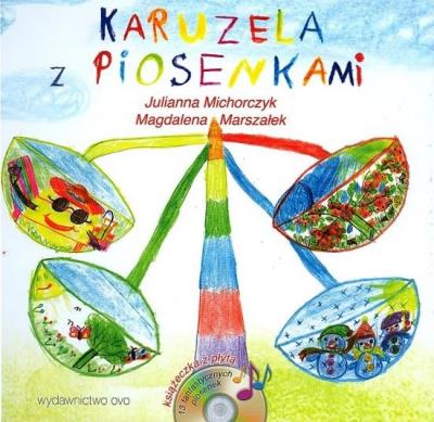 Okładka książki Karuzela z piosenkami. Książka z płytą CD