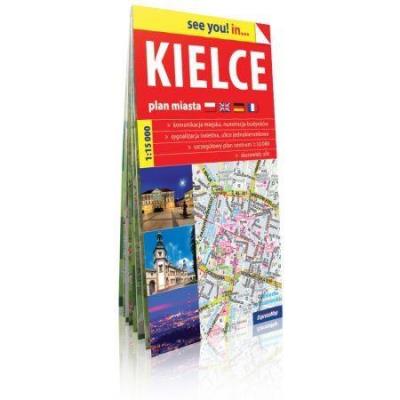 Opakowanie Kielce- plan miasta 1:15 000 (papier)