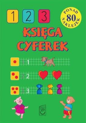 Okładka książki Ksiega cyferek 80 naklejek