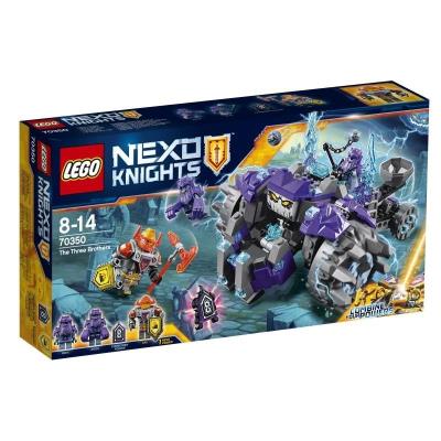 Lego NEXO KNIGHTS 70350 Trzej bracia. Autor: Nexo Knights. SmakLiter.pl Okładka książki Lego NEXO KNIGHTS 70350 Trzej bracia