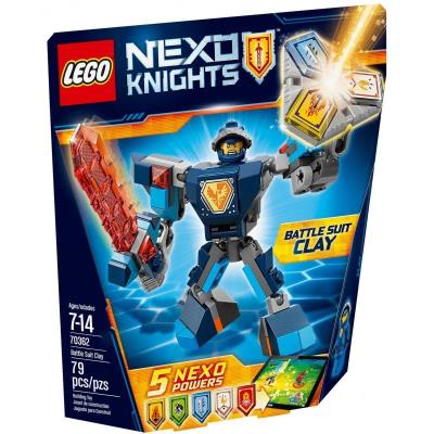 Lego NEXO KNIGHTS 70362 Zbroja Claya. Autor: Nexo Knights. SmakLiter.pl Okładka książki Lego NEXO KNIGHTS 70362 Zbroja Claya