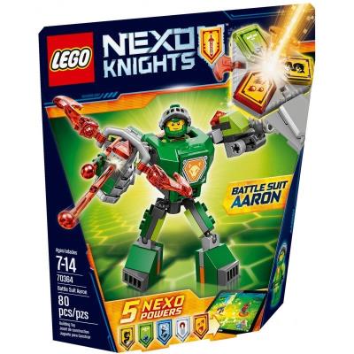 Lego NEXO KNIGHTS 70364 Zbroja Aarona. Autor: Nexo Knights. SmakLiter.pl Okładka książki Lego NEXO KNIGHTS 70364 Zbroja Aarona