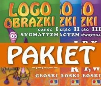 Logoobrazki Pakiet. Autor: praca zbiorowa. SmakLiter.pl Okładka książki Logoobrazki Pakiet