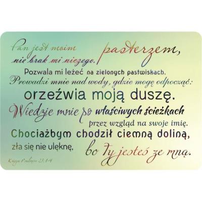 Opakowanie Magnes na lodówkę - Pan jest moim Pasterzem