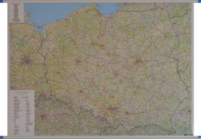 Mapa ścienna Polska samochodowa 1:700 000. Wydawca: Freytag&berndt. SmakLiter.pl Opakowanie Mapa ścienna Polska samochodowa 1:700 000