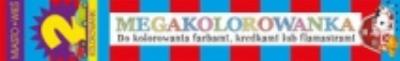 Okładka książki Megakolorowanka 2szt,  miasto + wieś