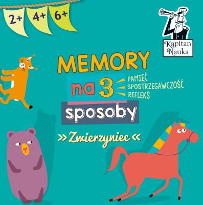 Okładka książki Memory na 3 sposoby Zwierzyniec. Nowa edycja