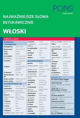 Okładka książki Najważniejsze słowa błyskawicznie Włoski