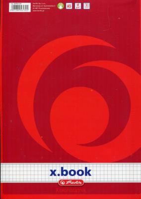 Opakowanie Notatnik A5 w kratkę 50 kartek mix