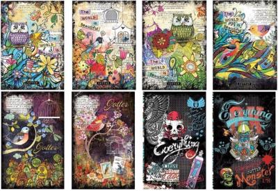 Opakowanie Notatnik ozdobny B5 80k linia (usztywniana okładka)