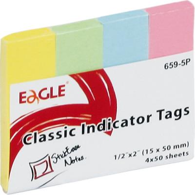 Notes samoprzylepny EAGLE 15x50 zakładka 659-5P. Wydawca: Tung Yung International Ltd.. SmakLiter.pl Opakowanie Notes samoprzylepny EAGLE 15x50 zakładka 659-5P