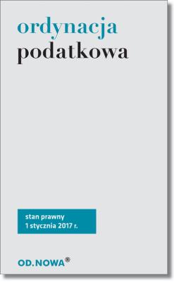 Ordynacja podatkowa 17.02. Autor: Anna Prus (oprac.). SmakLiter.pl Okładka książki Ordynacja podatkowa 17.02