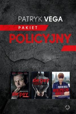 Pakiet policyjny. Autor: Patryk Vega. SmakLiter.pl Okładka książki Pakiet policyjny