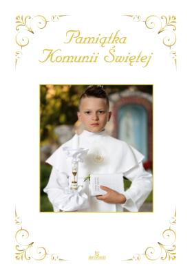 Okładka książki Pamiątka Komunii Świętej Chłopiec