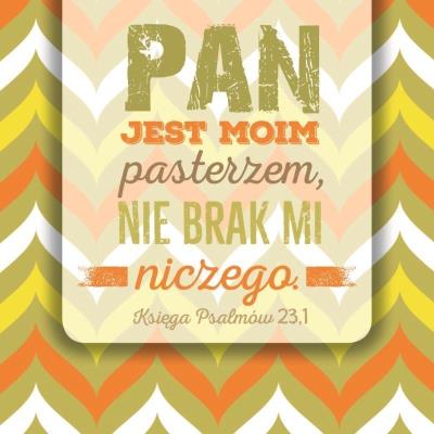 Opakowanie Podstawka korkowa - Pan jest moim pasterzem