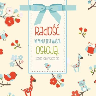 Opakowanie Podstawka korkowa - Radość w Panu jest