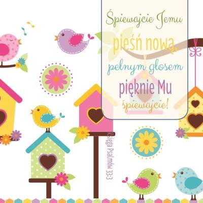 Opakowanie Podstawka korkowa - Śpiewajcie Jemu pieśń nową