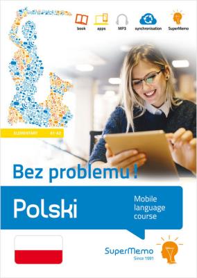 Polski Bez problemu! poziom podstawowy A1-A2. Autor: Masłowska Ewa. SmakLiter.pl Okładka książki Polski Bez problemu! poziom podstawowy A1-A2