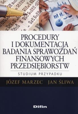 Okładka książki Procedury i dokumentacja badania sprawozdań finansowych przedsiębiorstw.