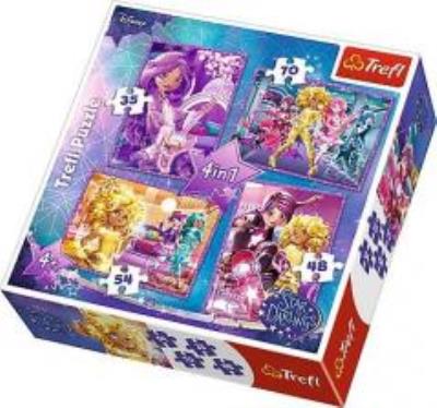 Opakowanie Puzzle 4w1 Gwiezdne przyjaciółki TREFL