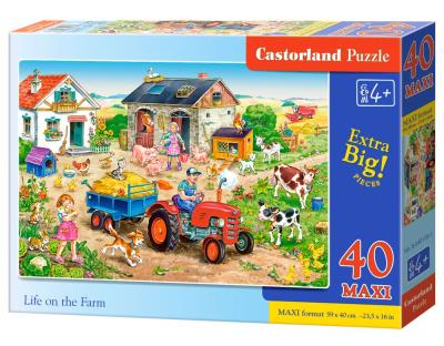 Puzzle Maxi Life on the Farm 40. Wydawca: Castorland. SmakLiter.pl Opakowanie Puzzle Maxi Life on the Farm 40