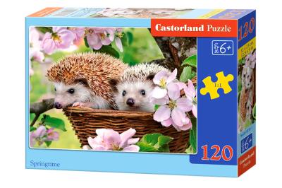 Puzzle Springtime 120. Wydawca: Castorland. SmakLiter.pl Opakowanie Puzzle Springtime 120
