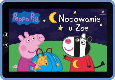 Okładka książki Świnka Peppa. Książeczki Bajeczki. Nocowanie u Zoe