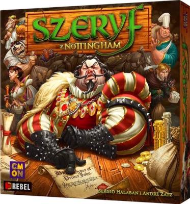 Szeryf z Nottingham. Autor: Sergio Halaban, Bryan Pope, Benjamin Pope, Andre Zatz. SmakLiter.pl Okładka książki Szeryf z Nottingham