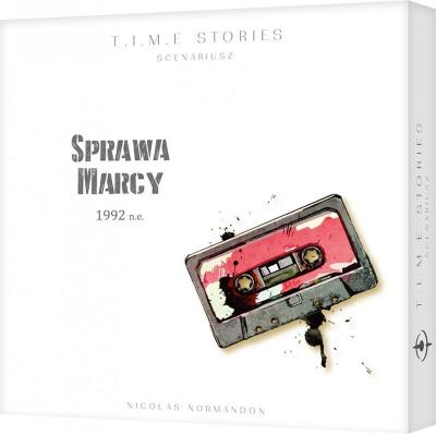 Okładka książki T.I.M.E Stories: Sprawa Marcy REBEL