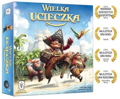 Wielka ucieczka. Autor: Leo Colovini. SmakLiter.pl Okładka książki Wielka ucieczka