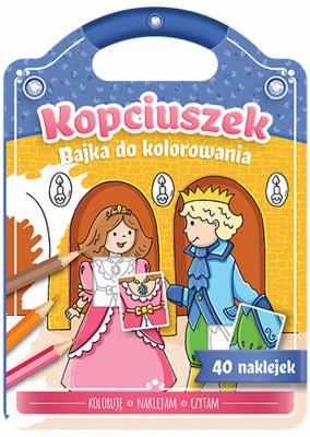 Okładka książki Bajka do kolorowania. Kopciuszek