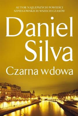 Czarna wdowa. Autor: Silva Daniel. SmakLiter.pl Okładka książki Czarna wdowa