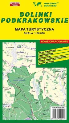 Opakowanie Dolinki podkrakowskie mapa turystyczna 1:30 000