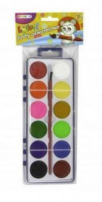 Opakowanie Farby akwarelowe 12 kolorów PENMATE