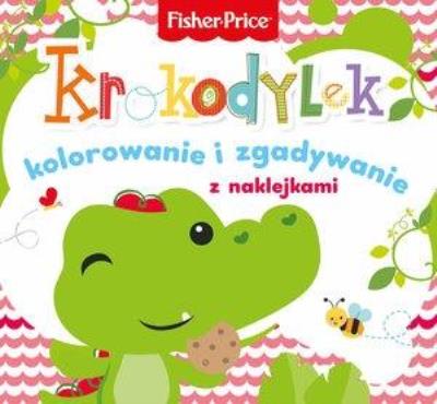 Fisher Price Kolorowanka podłogowa.Krokodylek. Wydawca: Olesiejuk Sp. z o.o.. SmakLiter.pl Opakowanie Fisher Price Kolorowanka podłogowa.Krokodylek