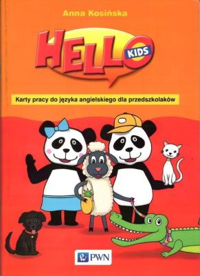 Okładka książki Hello Kids Karty pracy do języka angielskiego dla przedszkolaków