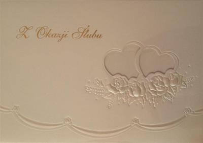 Opakowanie Karnet ślubny B6 Premium 17 + koperta