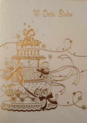 Opakowanie Karnet ślubny B6 Premium 22 + koperta