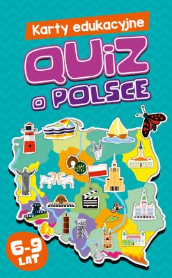 Okładka książki Karty edukacyjne. Quiz o Polsce