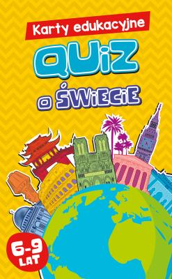 Okładka książki Karty edukacyjne. Quiz o świecie