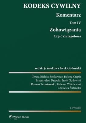 Okładka książki Kodeks cywilny Komentarz Tom 4 i 5 Zobowiązania Część szczegółowa