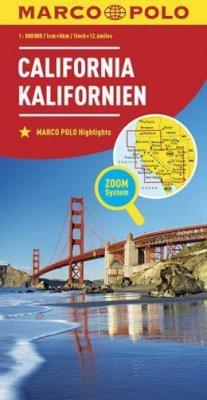Mapa ZOOM System. Kalifornia 1:8 mil. MARCO POLO. Autor: Opracowanie zbiorowe. SmakLiter.pl Okładka książki Mapa ZOOM System. Kalifornia 1:8 mil. MARCO POLO