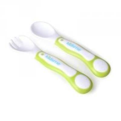 Okładka książki Mój pierwszy zestaw łyżka i widelec Limonka