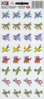 Opakowanie Naklejki Alfika i Zetki 12 Samoloty